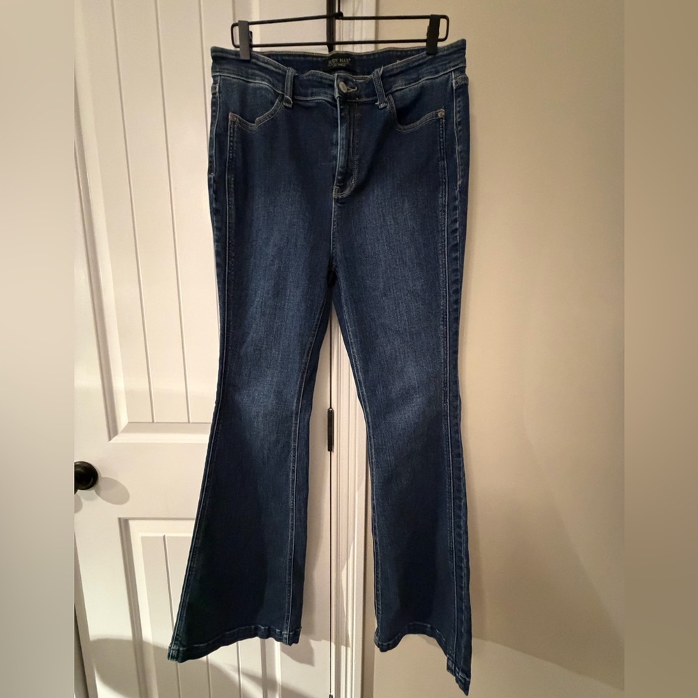 Judy Blue Dark Blue Flare Jeans